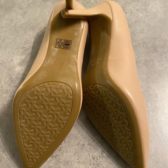 Karl Lagerfeld Tan Stiletto Heels - Picture 6 of 8